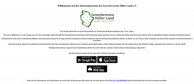 Hiller Firmen setzen vermehrt auf die "luca"-App