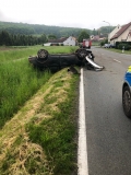 Fahrzeug überschlägt sich